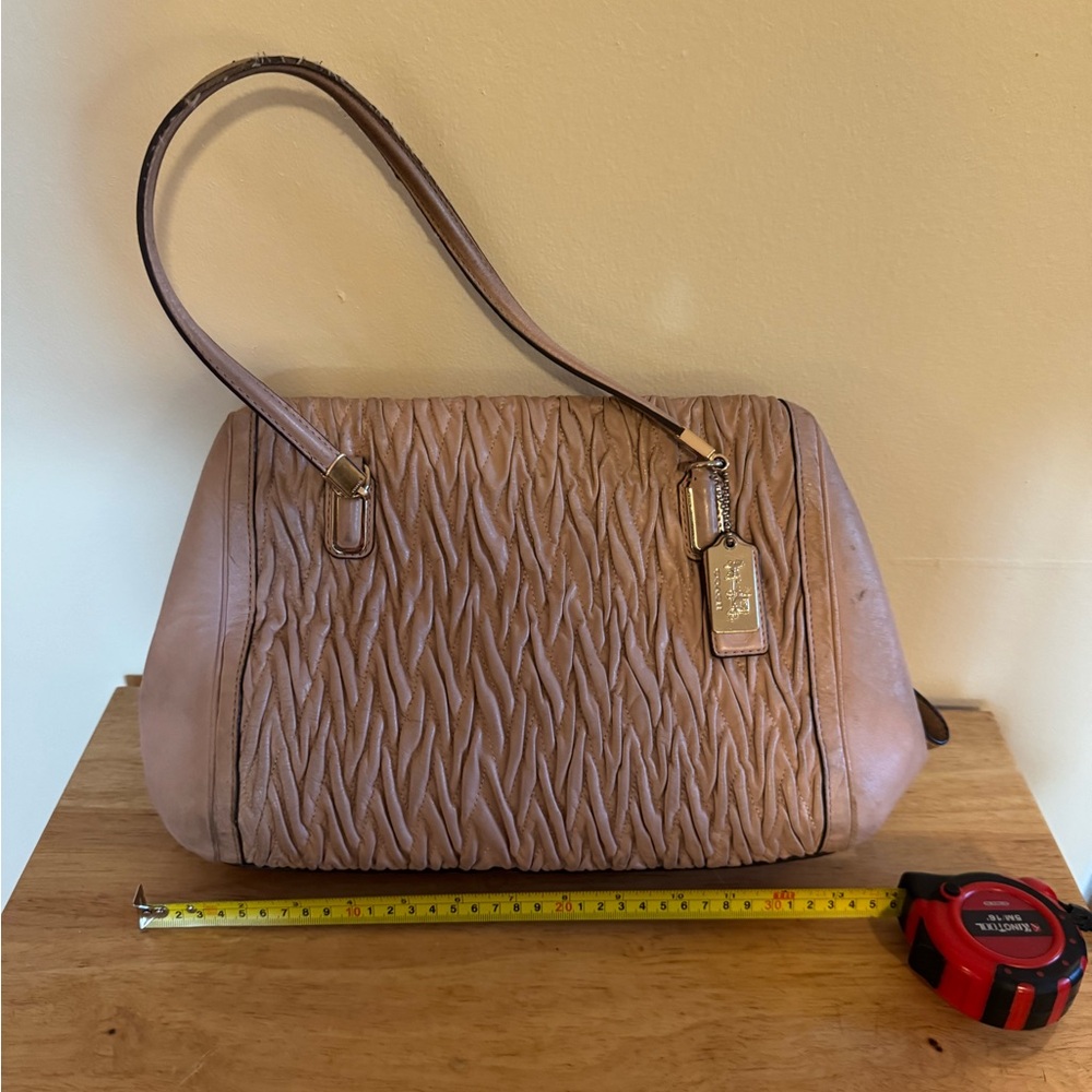 Coach Madison Twist bag- has signs of wear